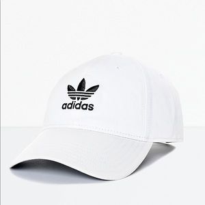 Adidas White Trefoil Hat